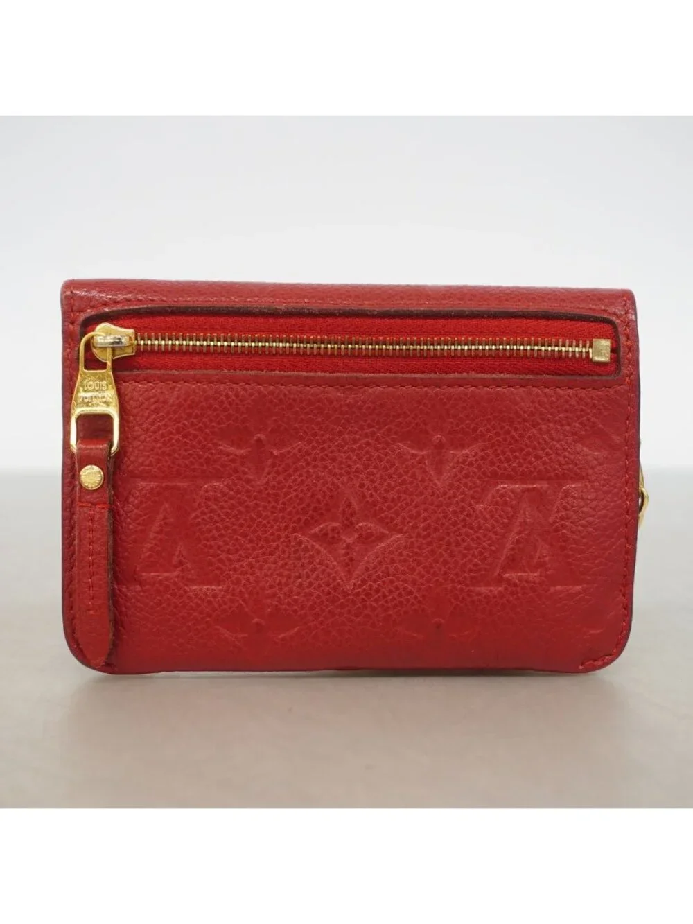 Louis Vuitton Coin Purse Monogram Empreinte Pochette Cles Cerise
